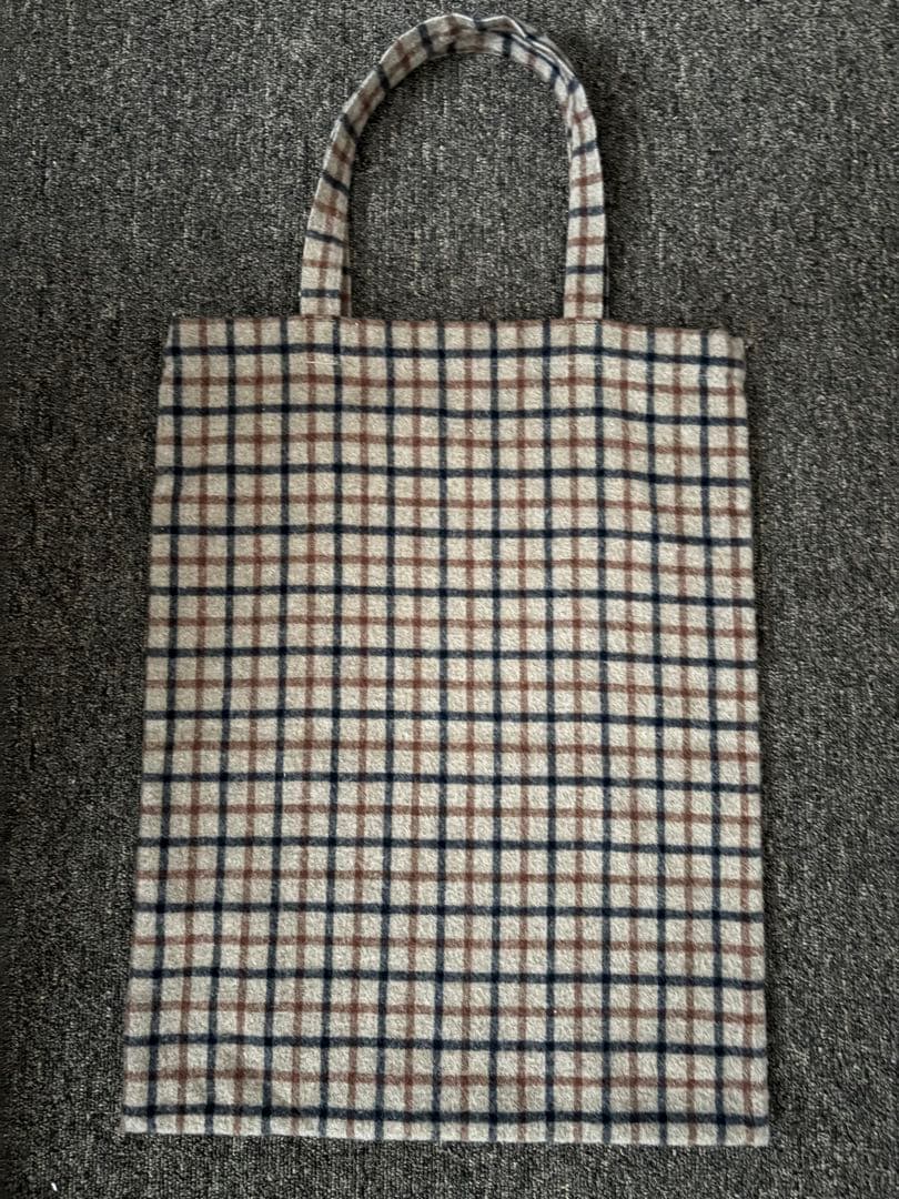 OLD MANS TAILOR チェック柄バッグ