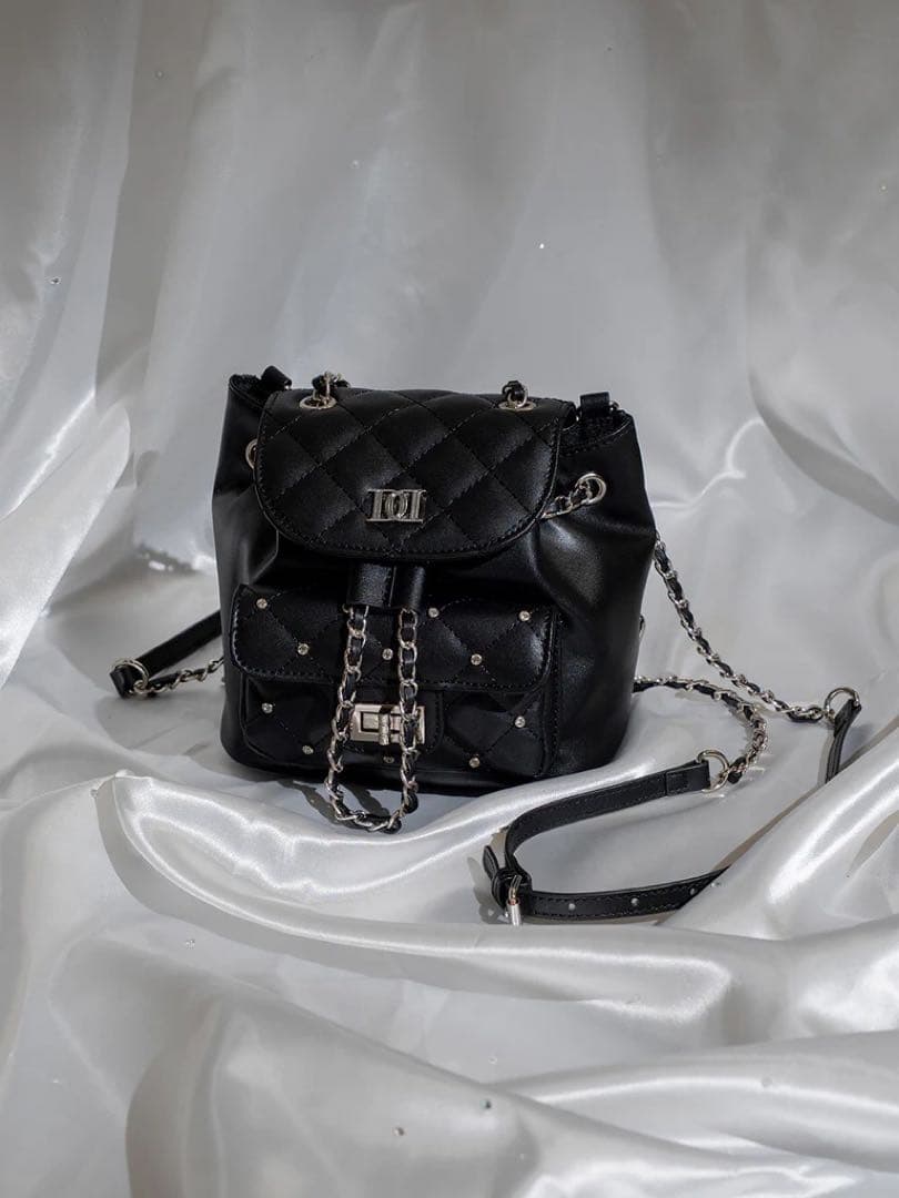 Darich キルティングビジューミニリュック