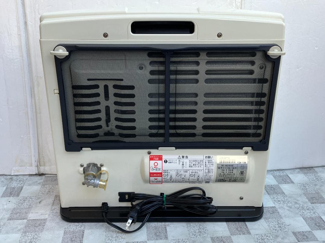 ★都市ガス用★リンナイ　ガスファンヒーター　RC-M2403E 2015年製
