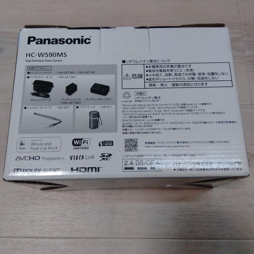展示品未使用品 Panasonic HC-W590MS ビデオカメラ