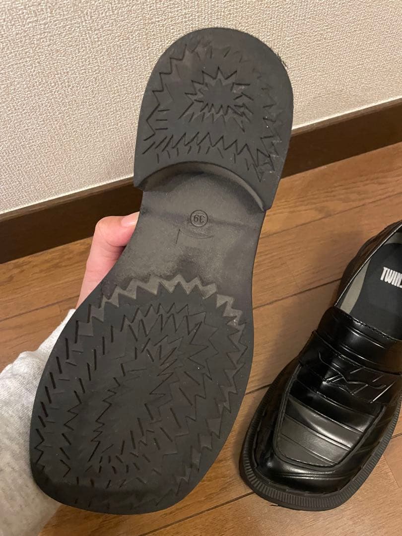 CAMPER 厚底ローファー Taylar Twins 黒 25