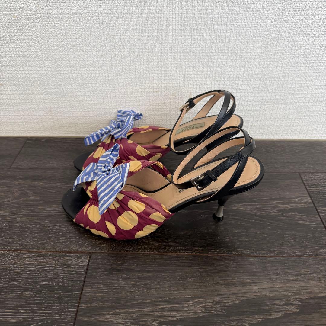 【希少価値高！】PRADA プラダ RIBBON PUMPS SHOES