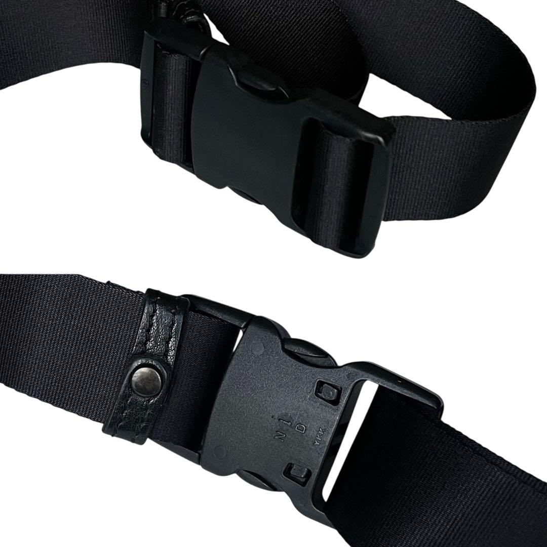 【美品】PORTER AMAZE レザー ボディバッグ ショルダー 斜めがけ 黒