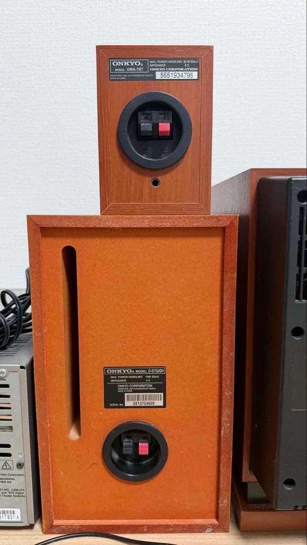 ONKYO CD・MD・カセットデッキ 5スピーカー