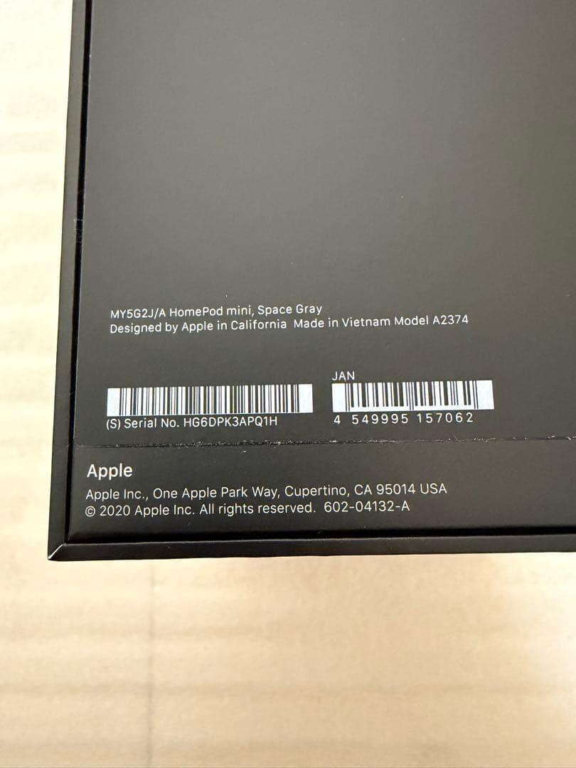 Apple Pod mini スペースグレイ 美品／動作確認済