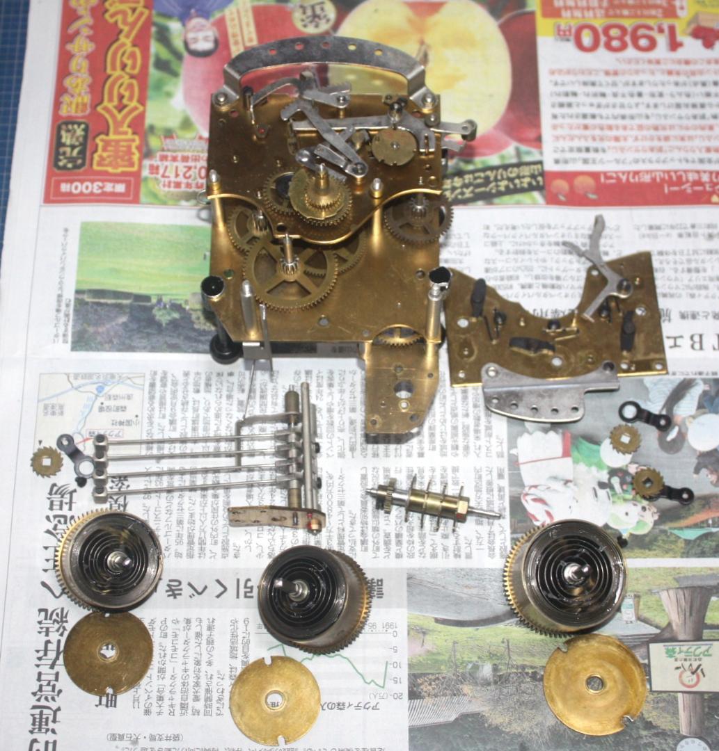 可動品 AICHI アイチ 愛知時計 置時計 ウエスト ミンスター チャイム