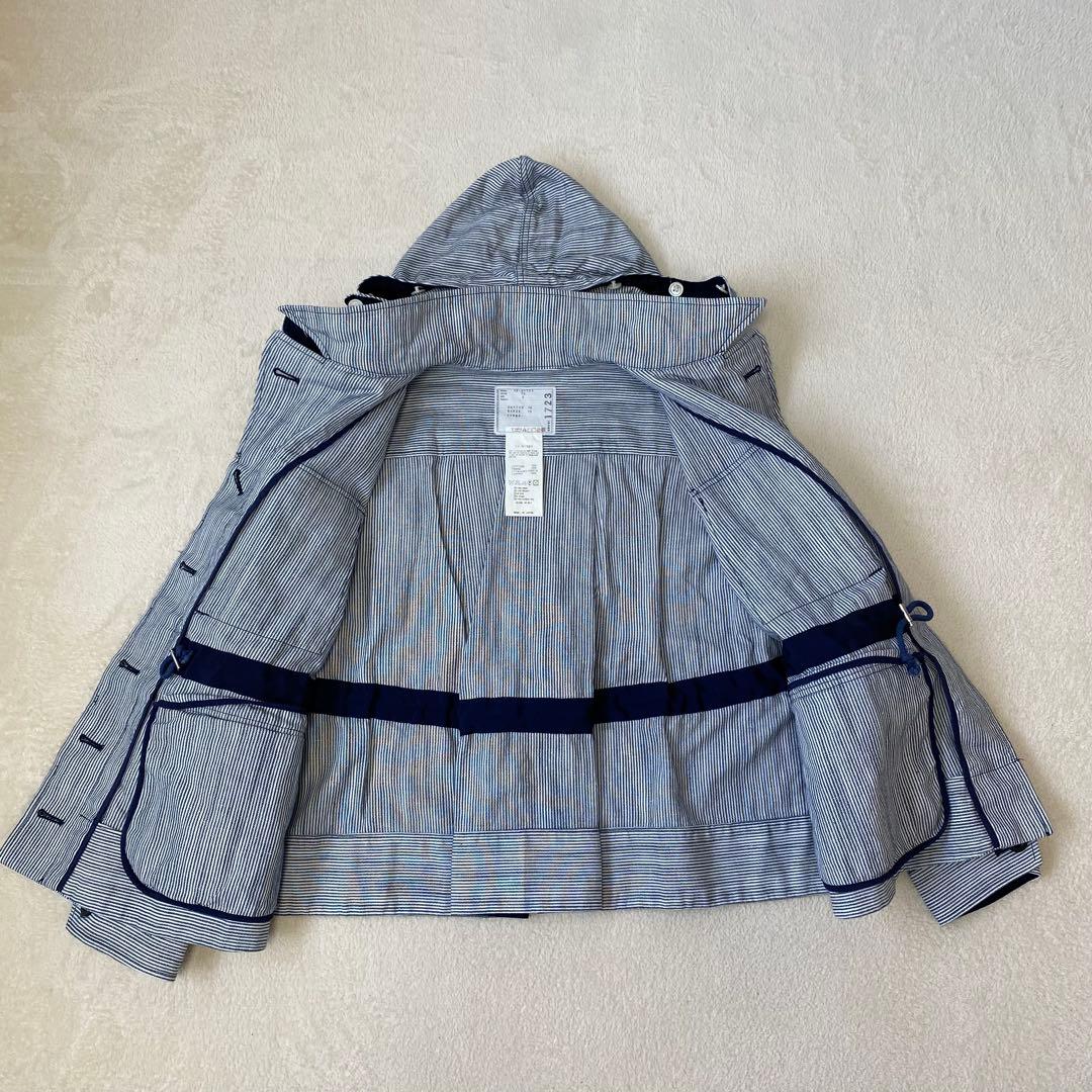 sacai ミリタリーフーデッドジャケット ブルゾン フード 取り外し可