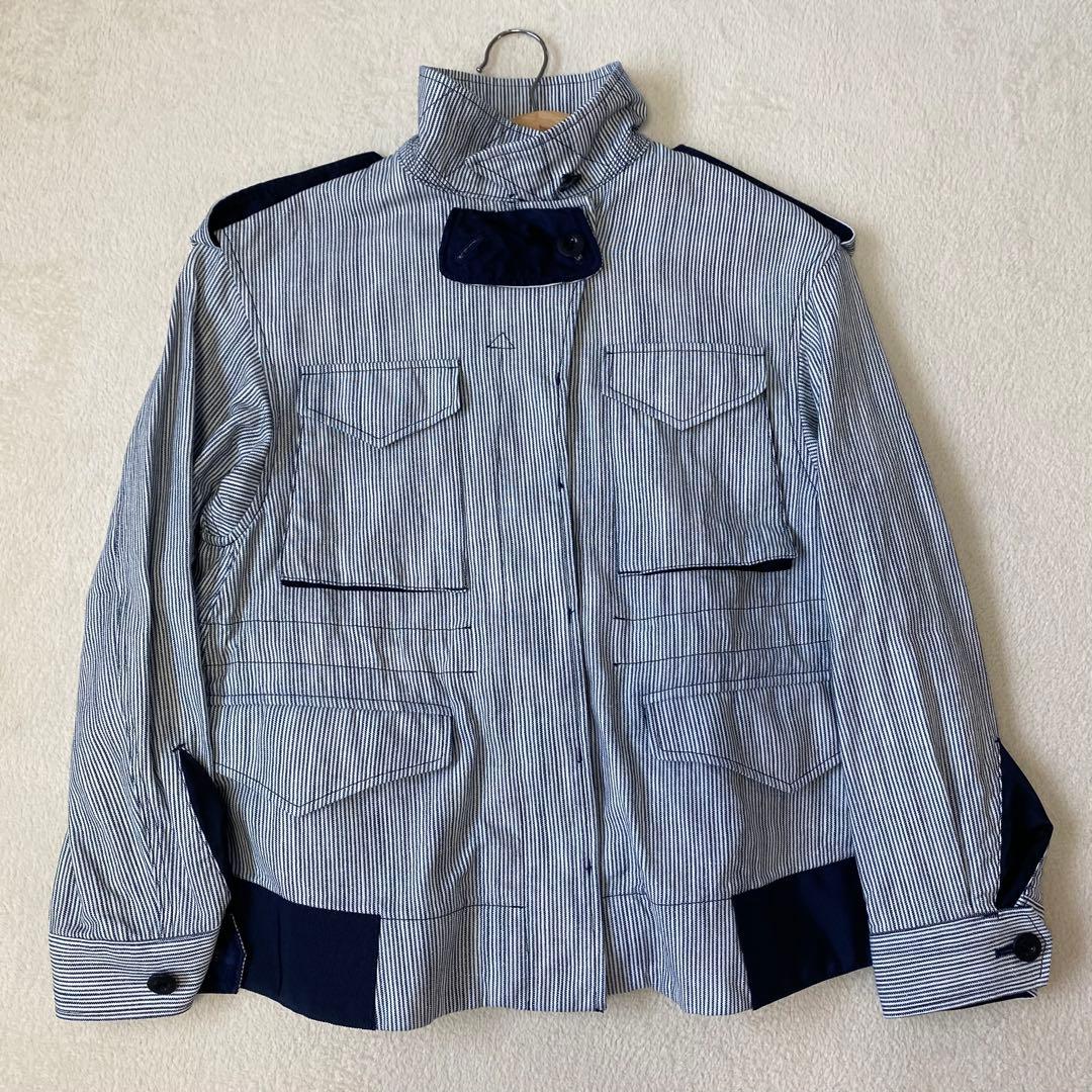 sacai ミリタリーフーデッドジャケット ブルゾン フード 取り外し可