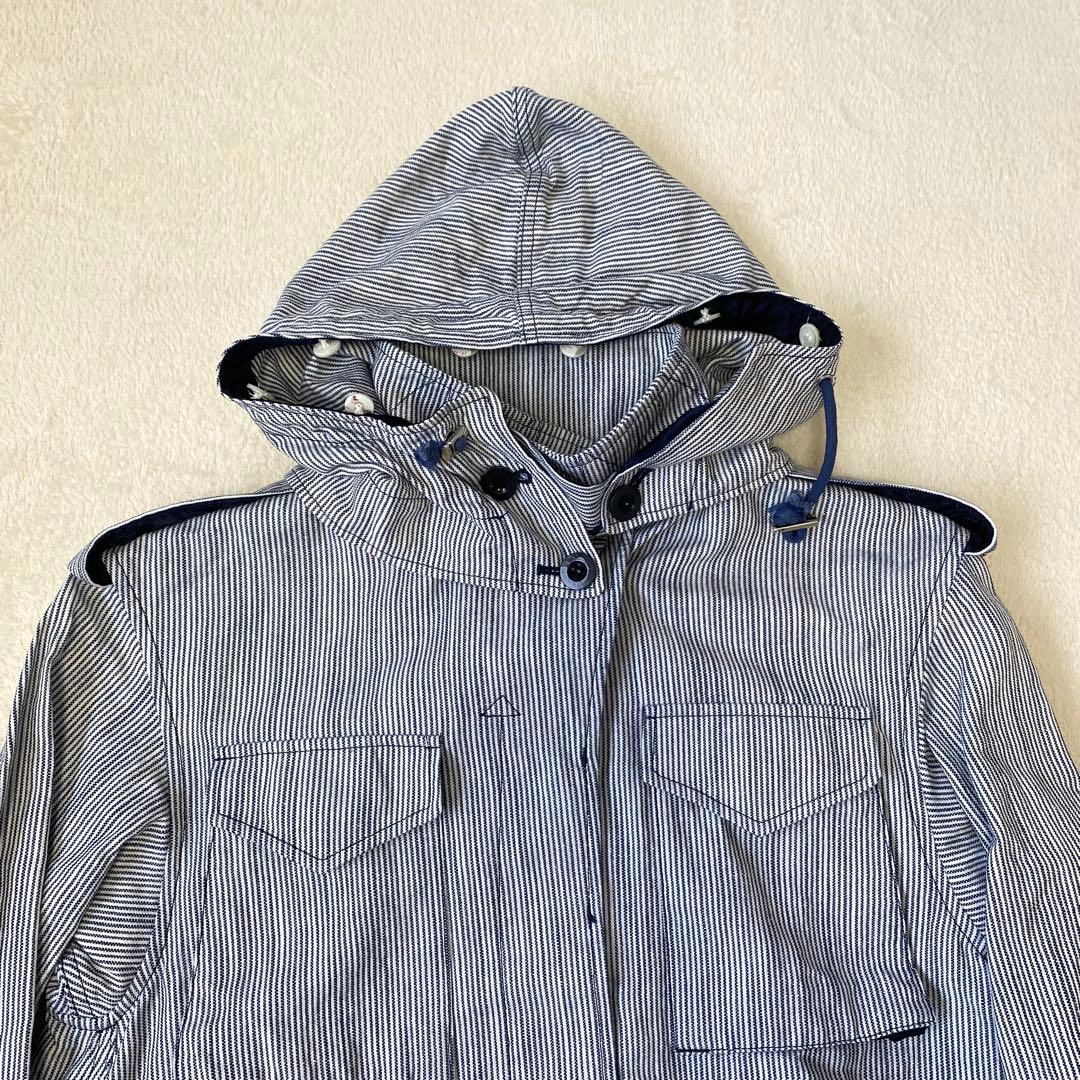 sacai ミリタリーフーデッドジャケット ブルゾン フード 取り外し可