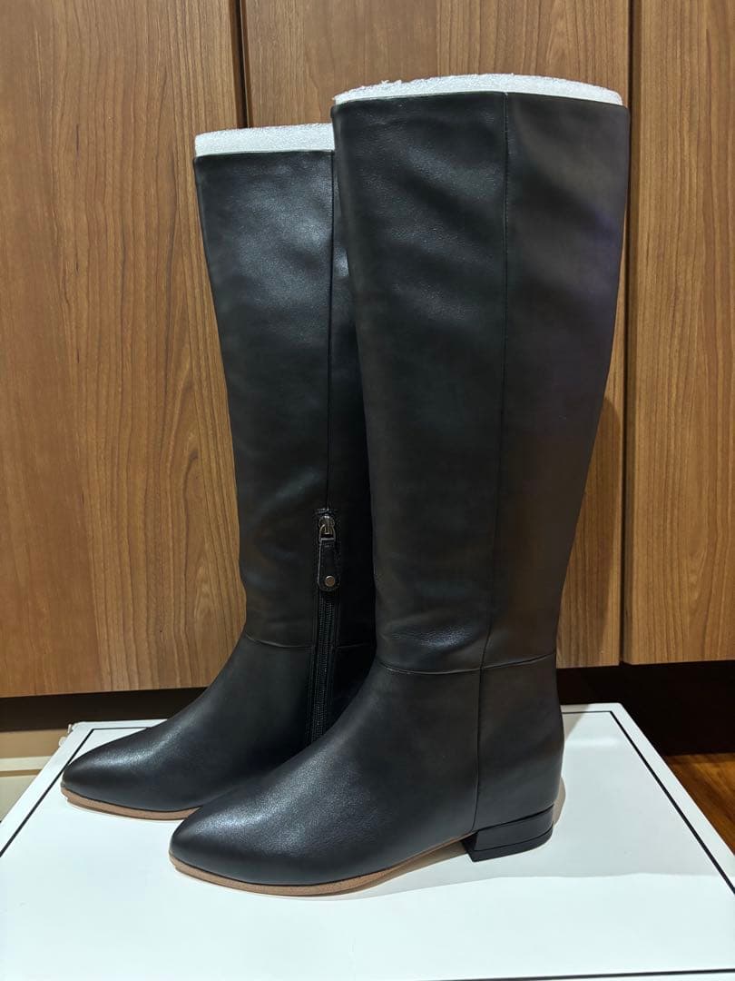 【新品未使用】Mazell 撥水加工インヒールロングブーツ　ヨンアさん着用