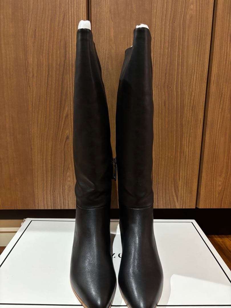 【新品未使用】Mazell 撥水加工インヒールロングブーツ　ヨンアさん着用