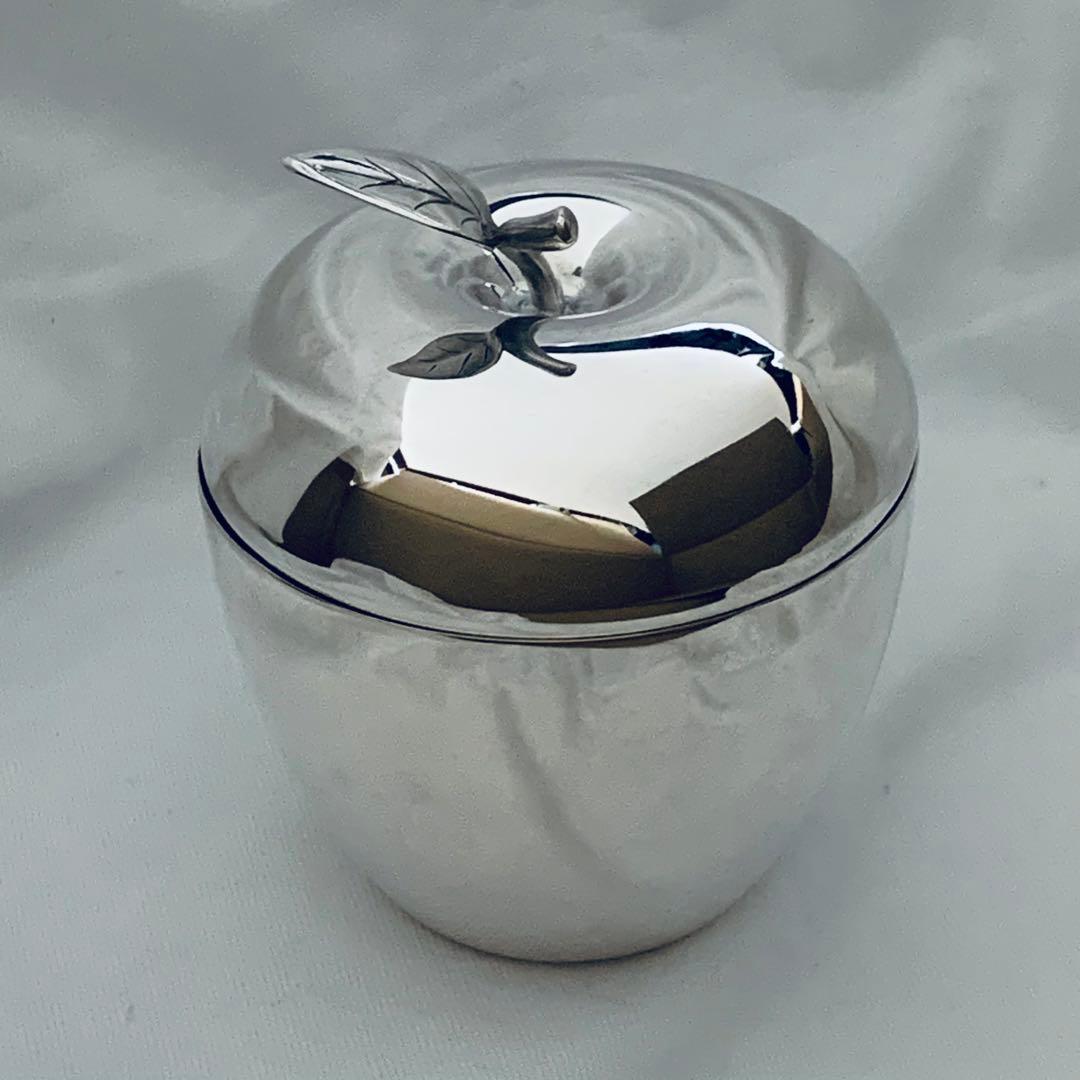 【美品レア】ティファニー　リンゴ　林檎　小物入れ　オブジェ　シルバー925