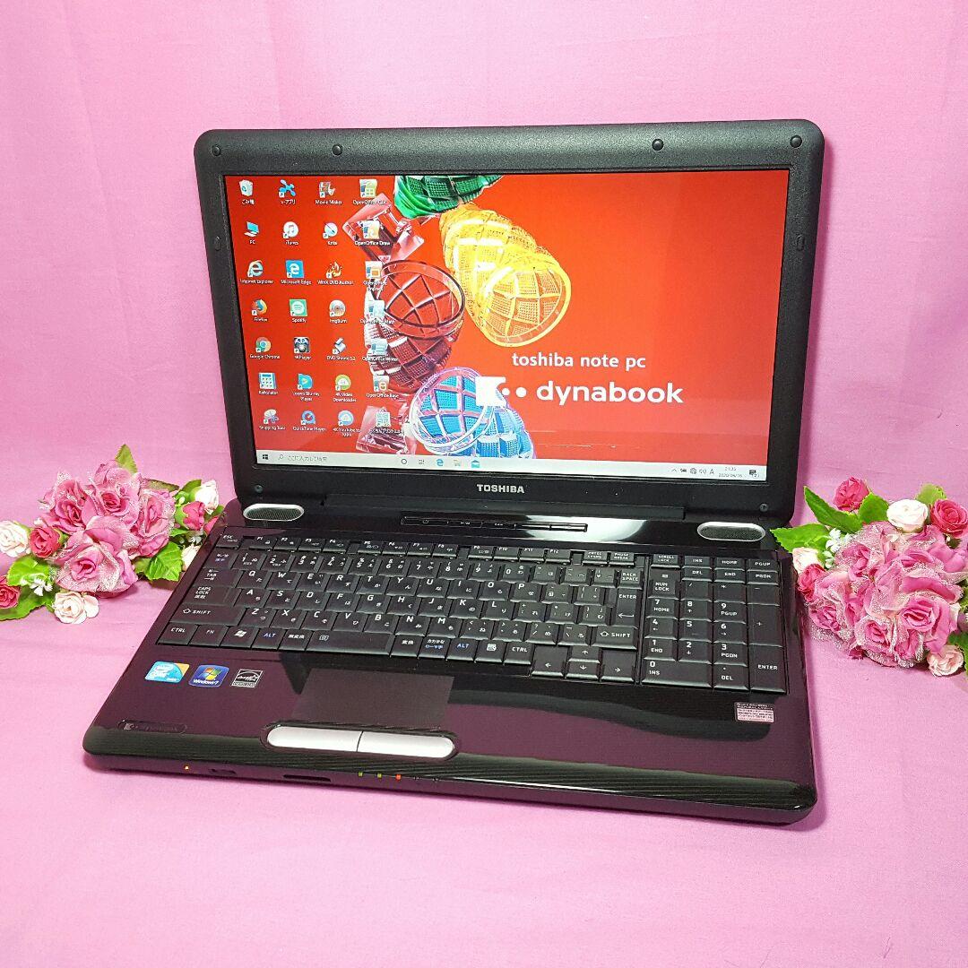 WINDOWS10✿Dynabook✿CORE-2✿大容量HDD✿メモリ4G