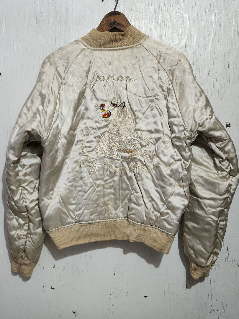 50s スペシャル ヴィンテージスカジャン タイガーヘッド 顔虎 別珍