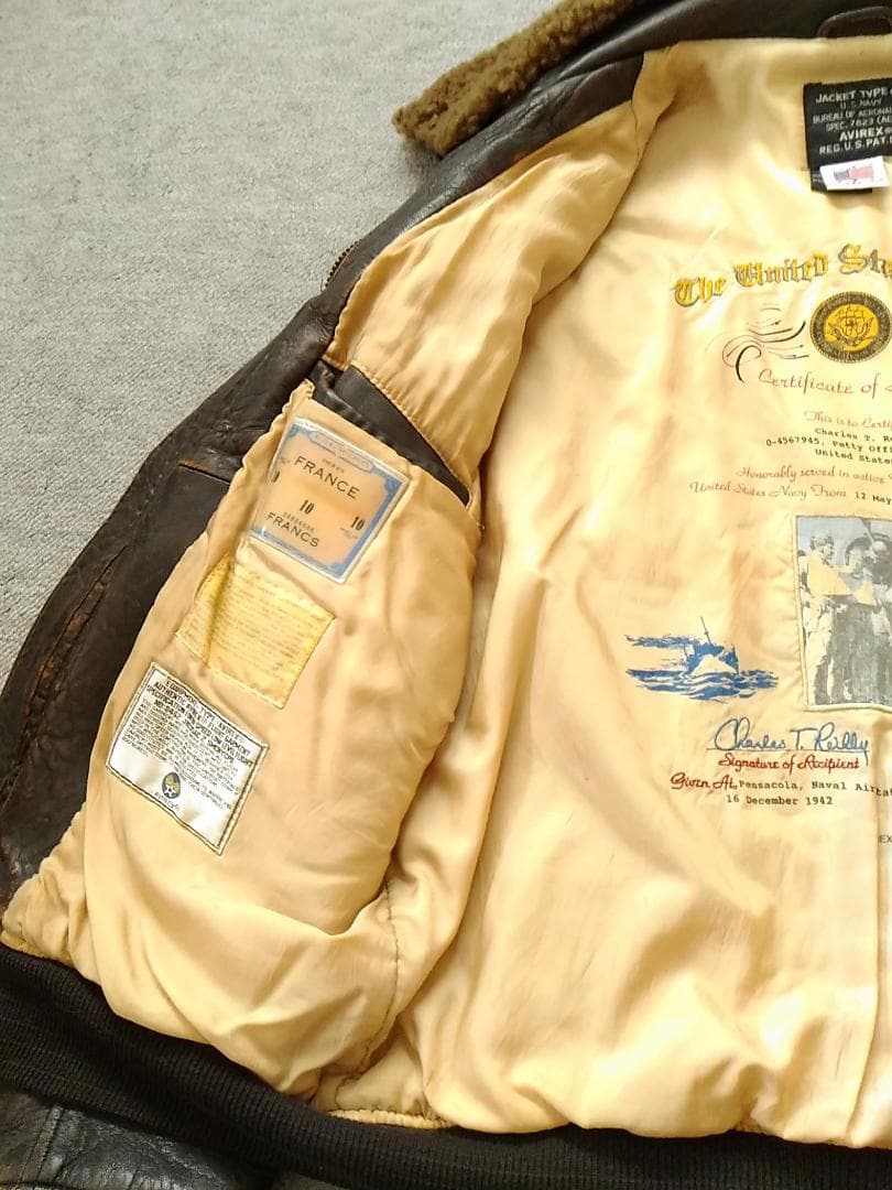 AVIREX アビレックス G1 レザージャケット