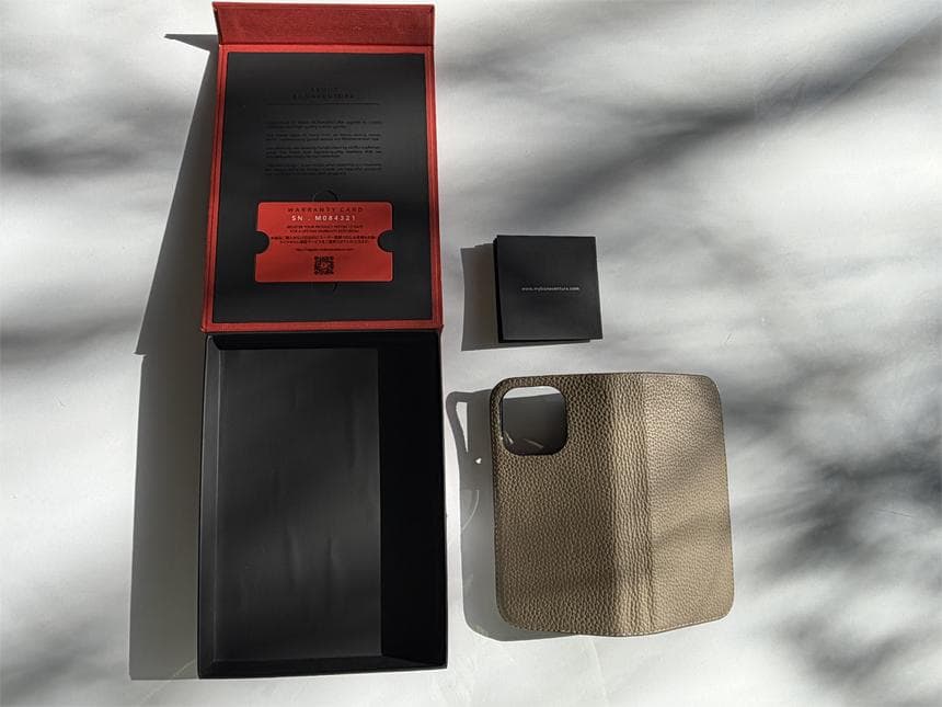 美品⭐ボナベンチュラ⭐iPhone15Pro⭐ピンク×グレージュ/スマホケース