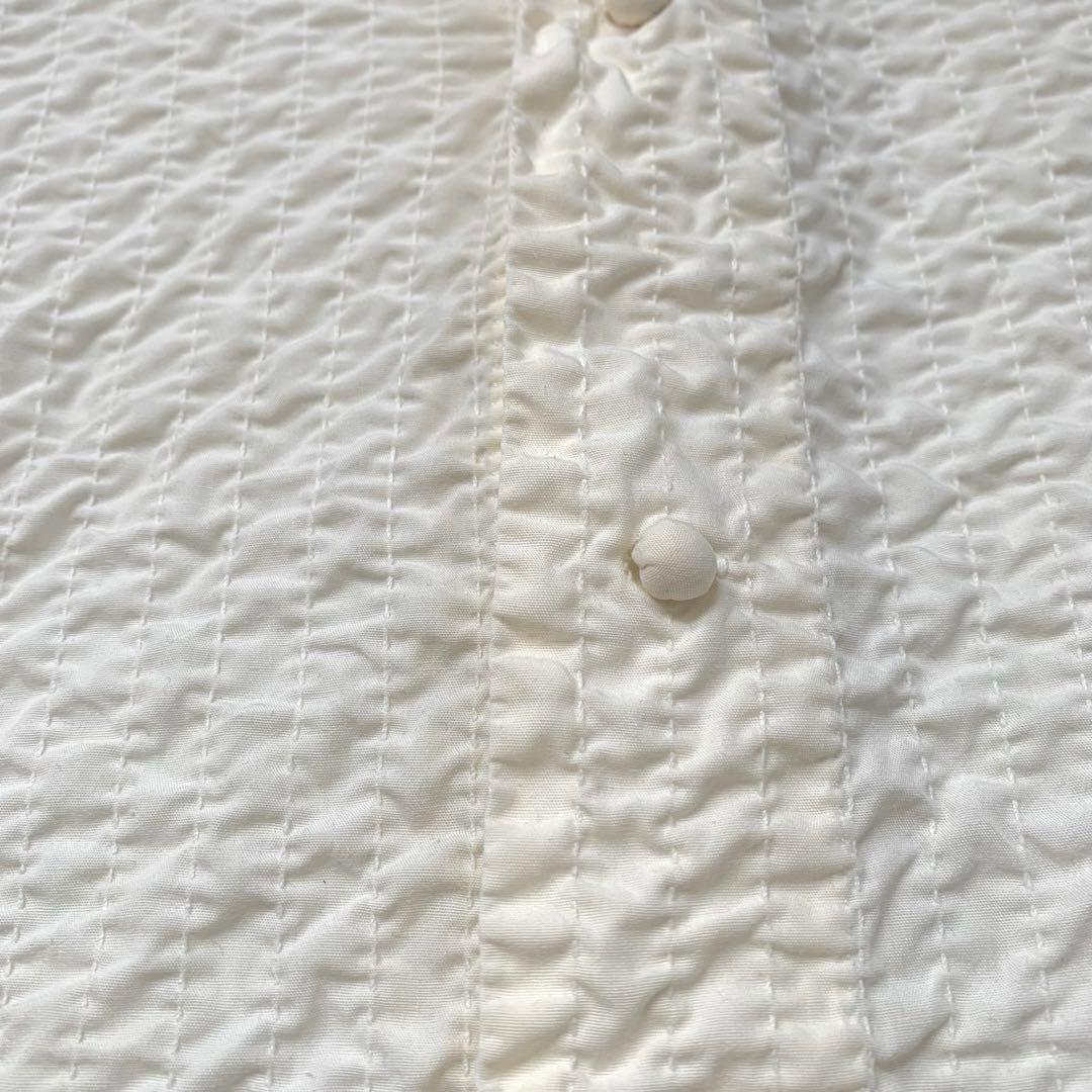 ni 　ASHA by MDSイッセイミヤケ　インド綿　シャツ　シワ加工