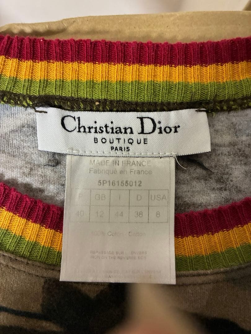 Christian Dior ガリアーノ期　レア カモフラ　ラスタタンク 美品