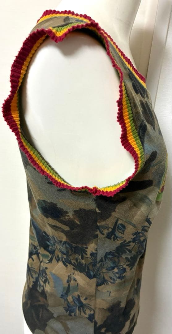 Christian Dior ガリアーノ期　レア カモフラ　ラスタタンク 美品