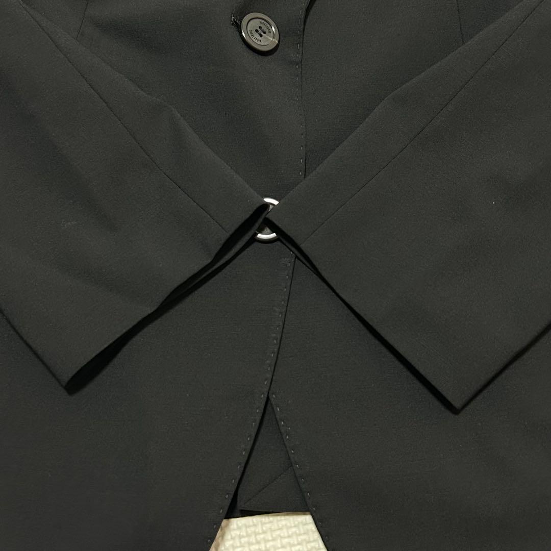 23区 パンツスーツ 46 大きいサイズ ブラック フォーマル ウール