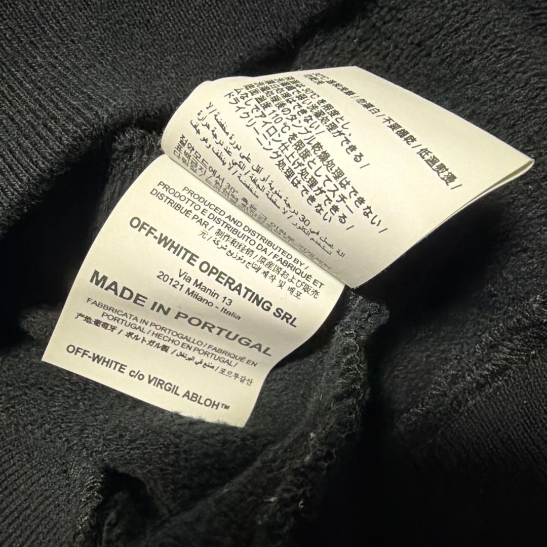 OFF-WHITE クロスアロー 両面ロゴ パーカー
