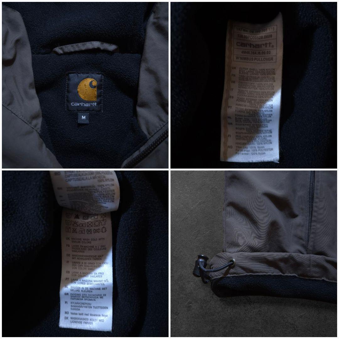 Carharttカーハート ハーフジップ アノラックパーカーニンバスプルオーバー