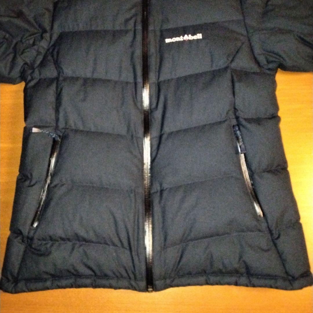 モンベル　パーマフロストライトダウンパーカー　ゴアテックス　M　紺　美品