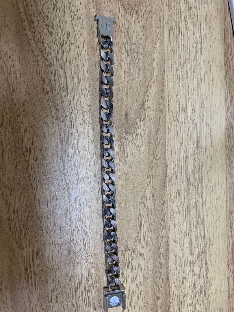 【S】FENDI シルバー チェーンブレスレット