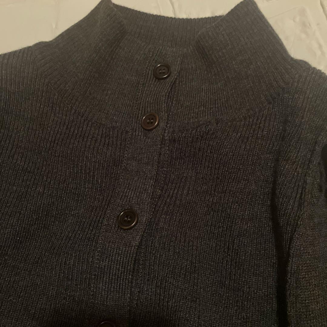 新品　AMONENTO BLOCKING BUTTON UP CARDIGAN