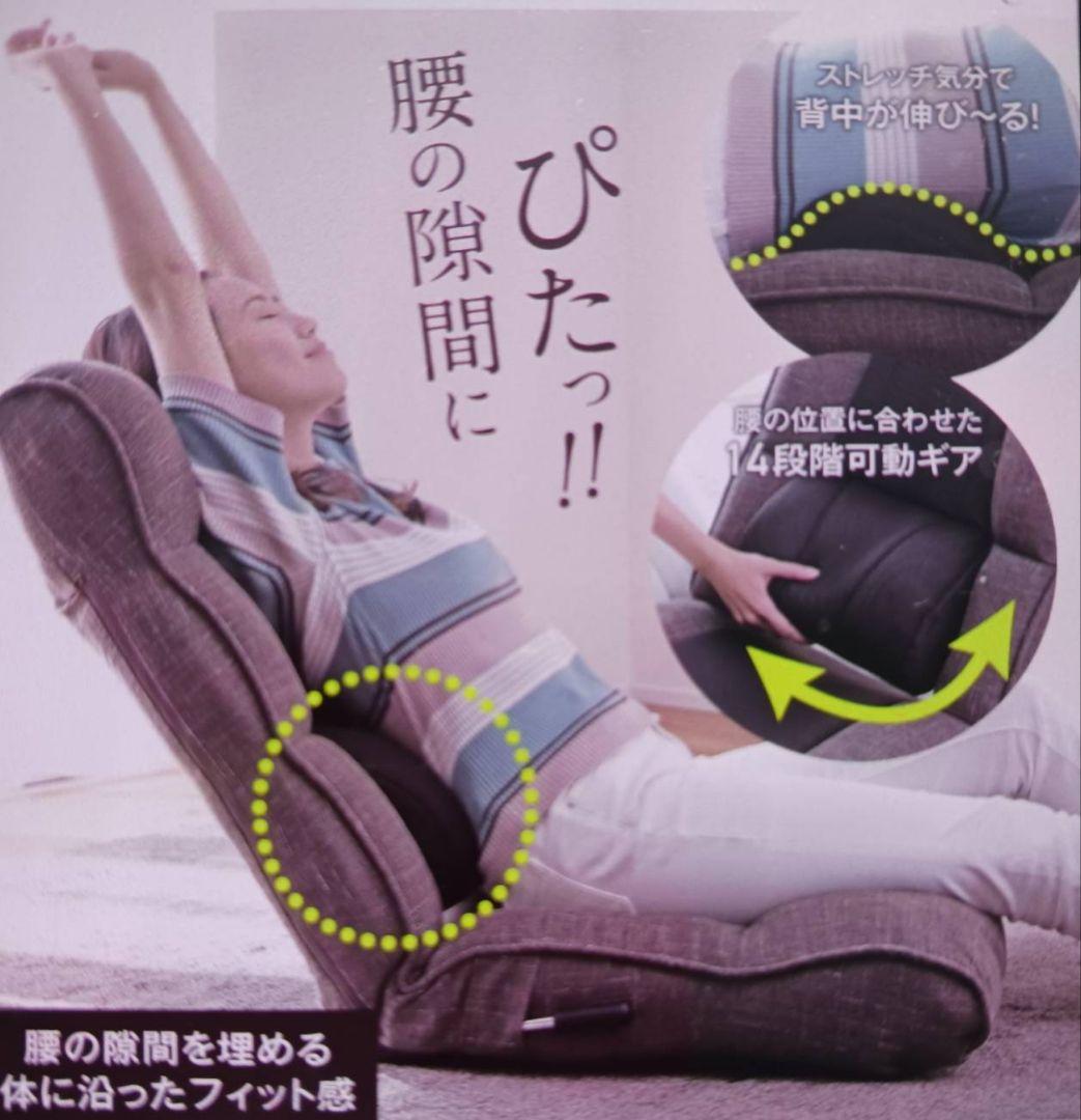 腰の神様がくれた座椅子 レバー操作タイプ 最新第4弾 / 14段階)