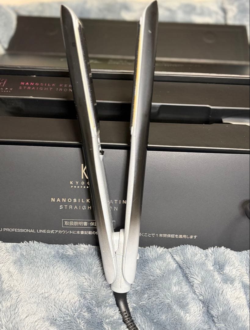 ヘアアイロン KYOGOKU PRNANOSILK KERATIN STRAIGHT IRON