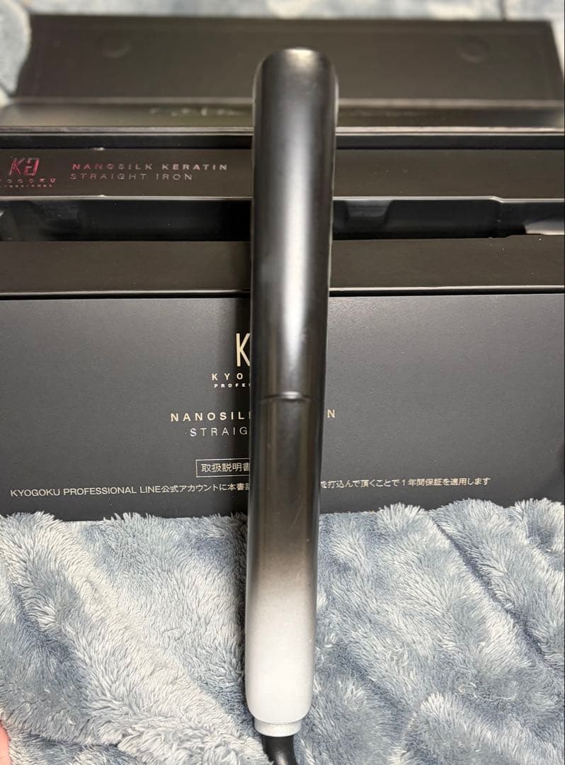 ヘアアイロン KYOGOKU PRNANOSILK KERATIN STRAIGHT IRON