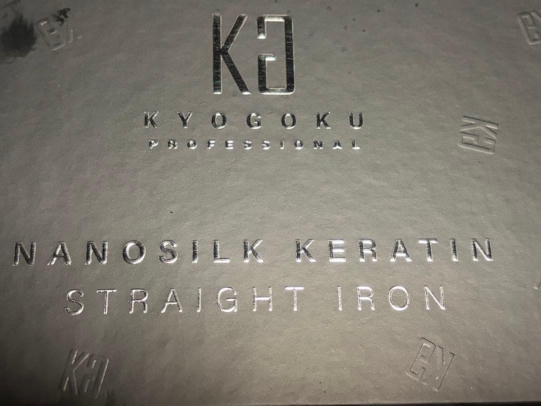 ヘアアイロン KYOGOKU PRNANOSILK KERATIN STRAIGHT IRON