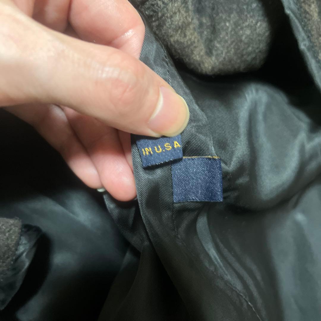 極美品　usa製　90s 00s old coach レザーカーコート