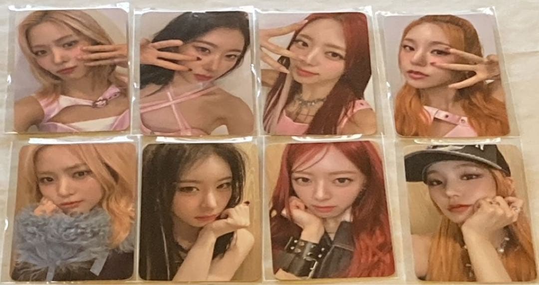 ゆりリリ　ITZY B R 各2セット