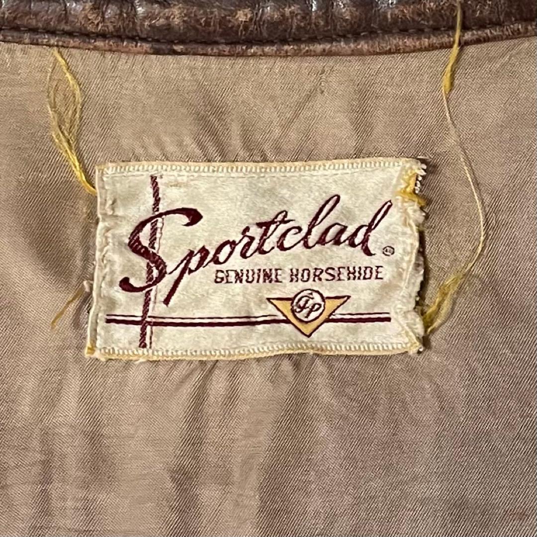 専用50's Vintage Sportclad製ホースハイドスポーツジャケット