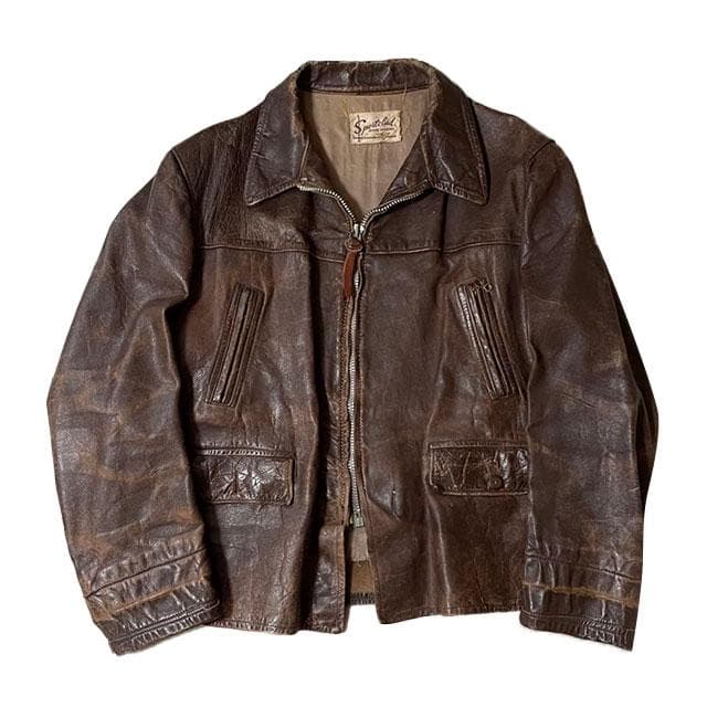 専用50's Vintage Sportclad製ホースハイドスポーツジャケット