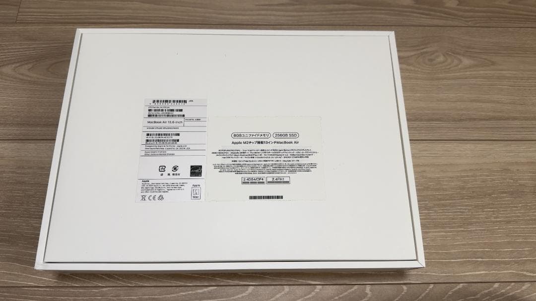 【美品】MacBook Air M2 2022 13インチ メモリ８GB