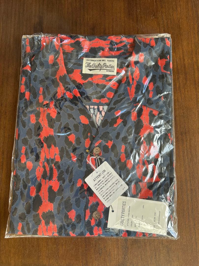 ワコマリアThe Pretty Paties 長袖シャツレオパード柄