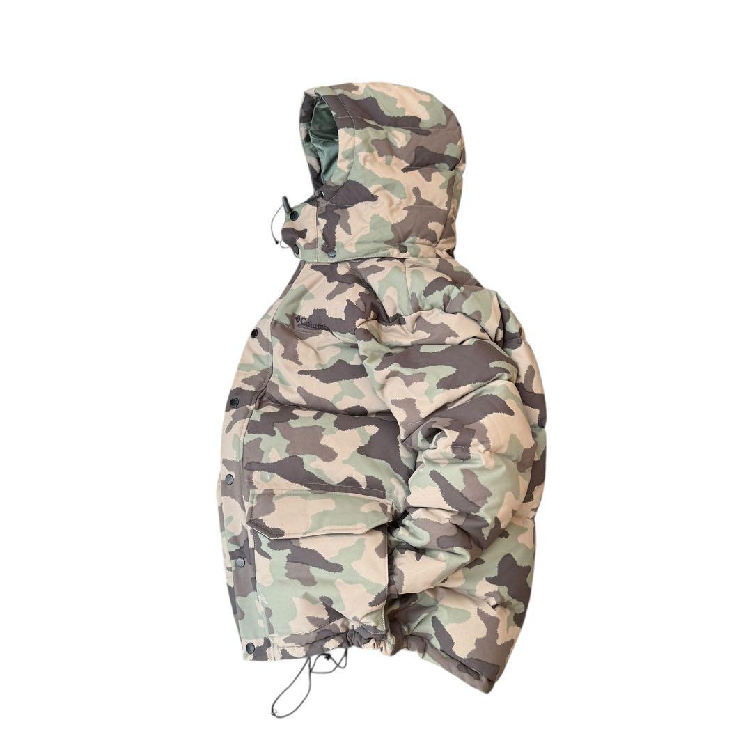✨極美品✨ Columbia ダウン 迷彩柄 カモフラージュ M 希少