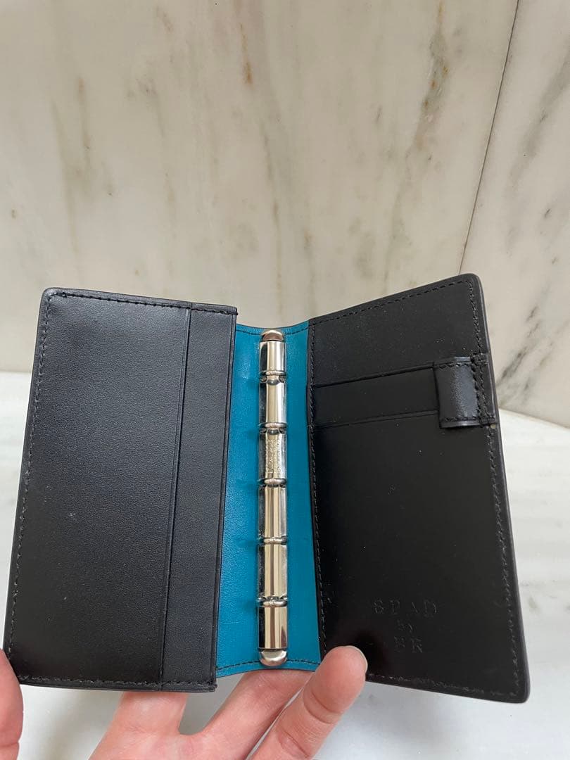 お値下げしました ★希少★ コードバンミニ５穴手帳【Spad by Br】