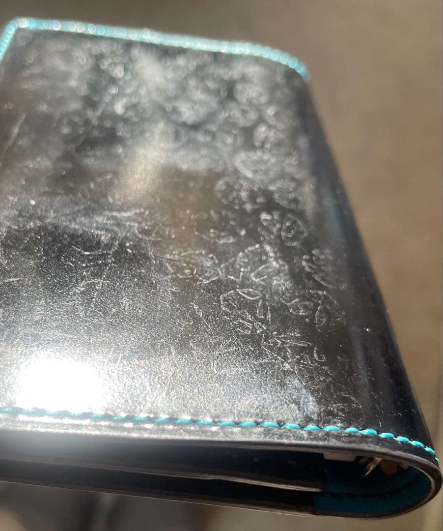 お値下げしました ★希少★ コードバンミニ５穴手帳【Spad by Br】