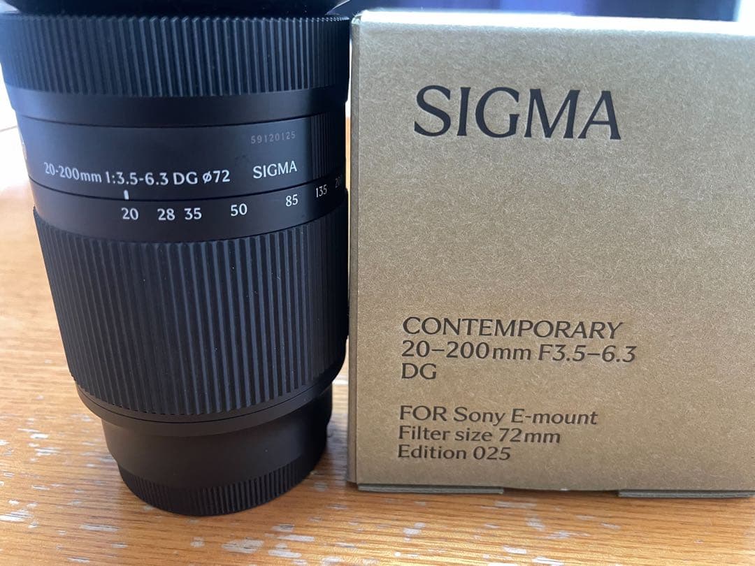 Sony Eマウント！ 20–200mm F3.5–6.3 DG⭕️SIGMA