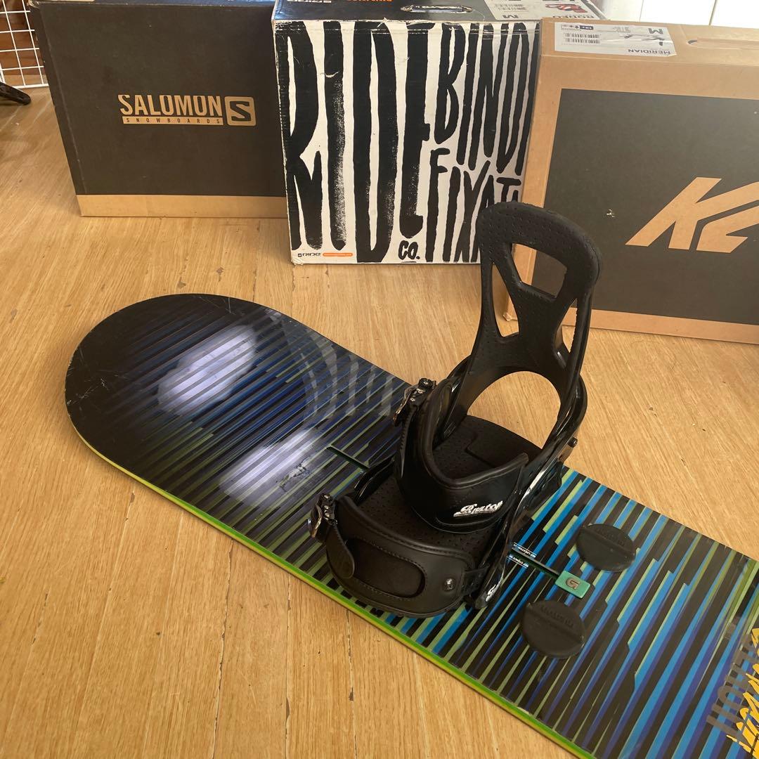 BURTON　クラッシュ　バートンスノーボードセット　バインディング付