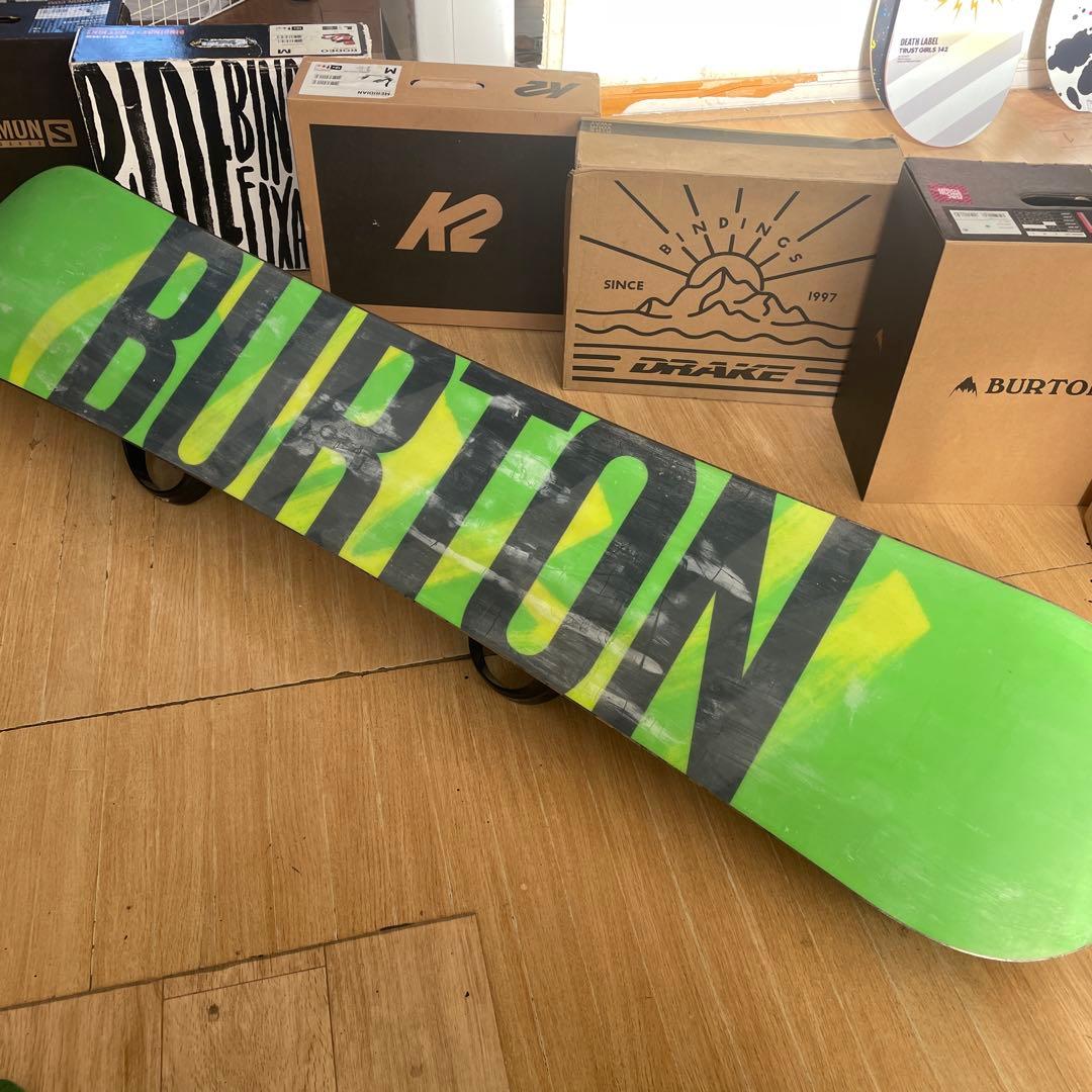 BURTON　クラッシュ　バートンスノーボードセット　バインディング付