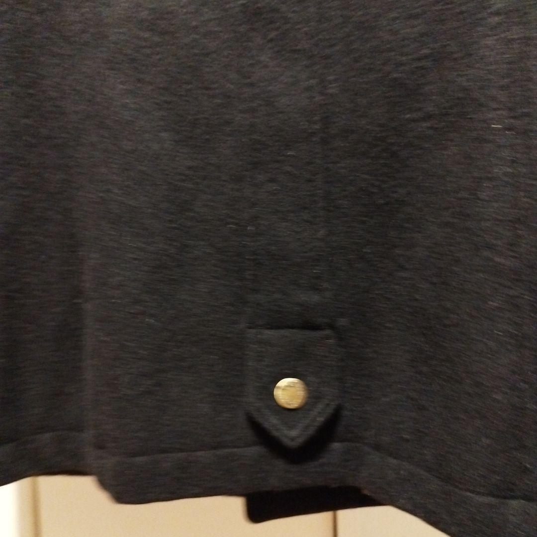 D&G DOLCE&GABBANAファー襟 黒ジャケット ボタン付き