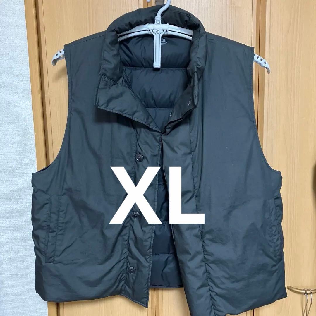 無印良品 MUJI LABO 2022AW 高密度織り撥水ダウンベスト L-XL