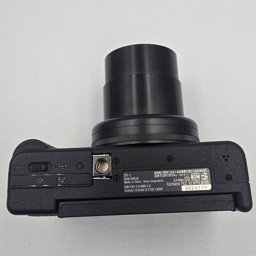 SONY VLOGCAM ZV-1 4K対応 デジタルカメラ モニター点灯確認