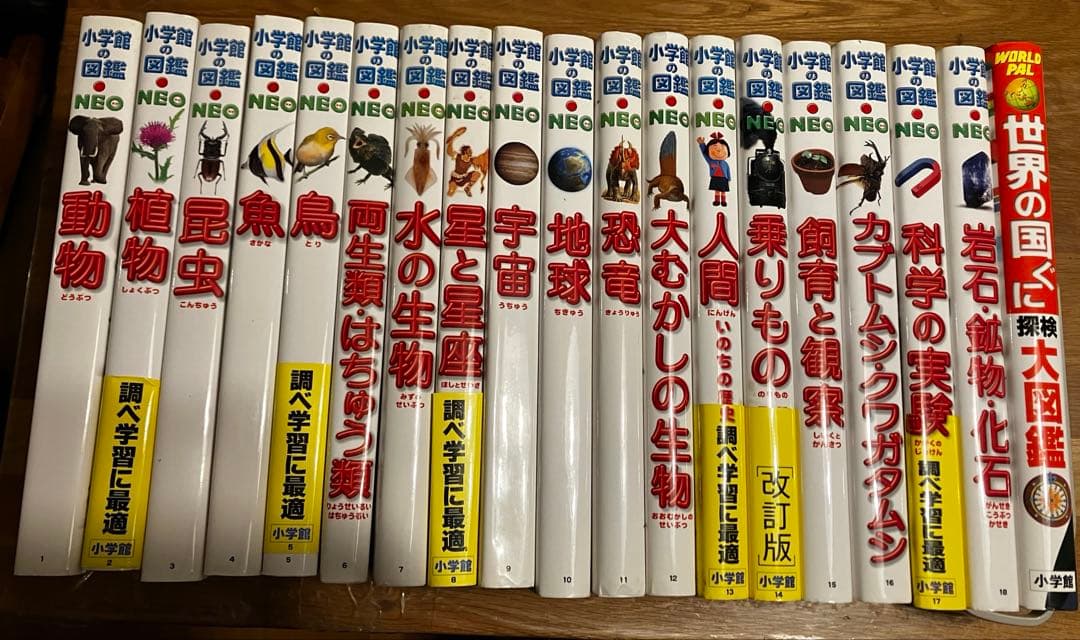 小学館の図鑑　NEO 19冊セット　未使用多数