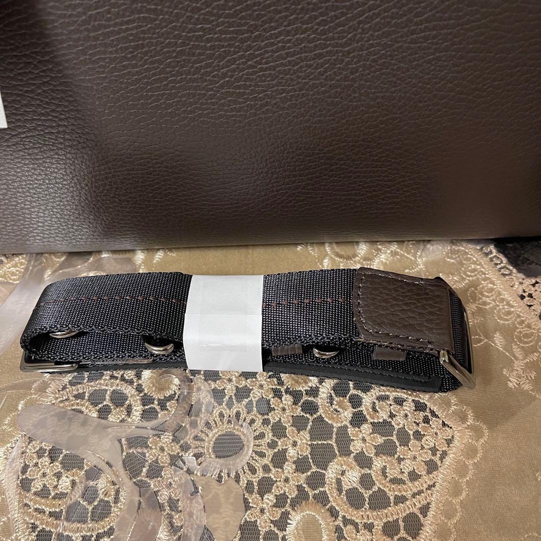 【新品】FUJITAKA レザービジネスバッグ チョコ　51,700円